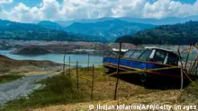 Drought at a Colombian hydropower plant