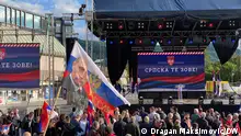 A flag with the image of Vladimir Putin at the protests in Banjaluka
Bosnien und Herzegowina, Banja Luka, April 2024