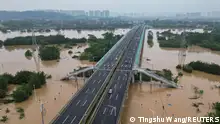 Extremes Hochwasser im Süden Chinas