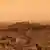 Panorama Atene obavijena u žutu prašinu Sahare