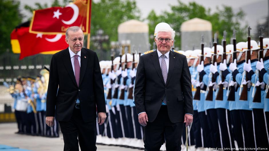 Svečani doček za nemačkog predsednika: Erdogan i Štajnmajer 24. april 2024. u Ankari