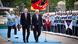 土耳其总统埃尔多安欢迎德国总统施泰因迈尔到访。
