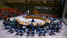 (240424) -- UNITED NATIONS, April 24, 2024 (Xinhua) -- The UN Security Council holds a meeting on the situation in the Great Lakes region at the UN headquarters in New York, on April 24, 2024. The eastern part of the Democratic Republic of the Congo (DRC) is one of the most dangerous places in the world for women and girls, said Joyce Msuya, UN assistant secretary-general for humanitarian affairs, on Wednesday. (Loey Felipe/UN Photo/Handout via Xinhua)