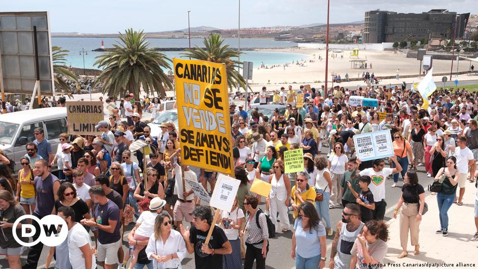 Islas Canarias: protestas contra el turismo masivo