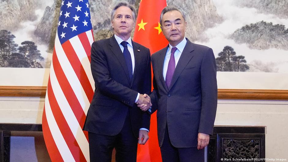 Blinken meets chinese counterpart wang in beijing news headlines