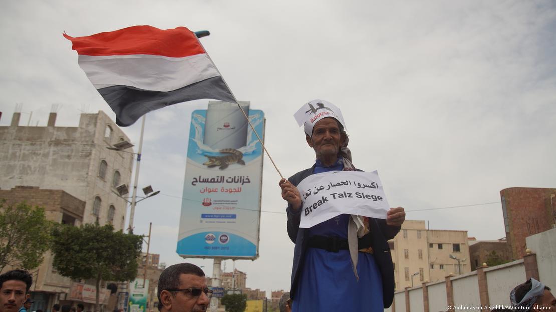 Протест срещу хутите в Йемен