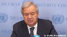April 30, 2024, New York, New York, United States: Press encounter with the Secretary-General Antonio Guterres at UN Headquarters in New York on April 30, 2024. Antonio Guterres reiterated his call for release of hostages and increased aid to people of Gaza. New York United States - ZUMAr339 20240430_znp_r339_006 Copyright: xLevxRadinx