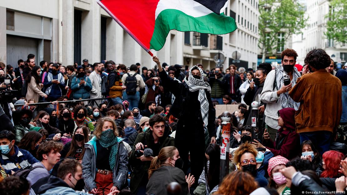 Estudiantes de varios países se suman a protestas por Gaza