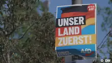 Das Bild dient als Vorschaubild für das DW-Video Deutschland: Schaden die Skandale um ausländische Einflussnahme der AfD?. © DW