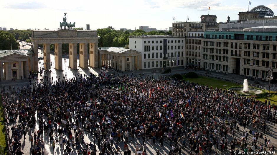 Protesti protiv nasilja i desničara - i u Berlinu, 5.maja 2024.