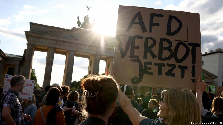 Demonstracije u Berlinu u maju 2024. na kojima se tražila zabrana AfD-a