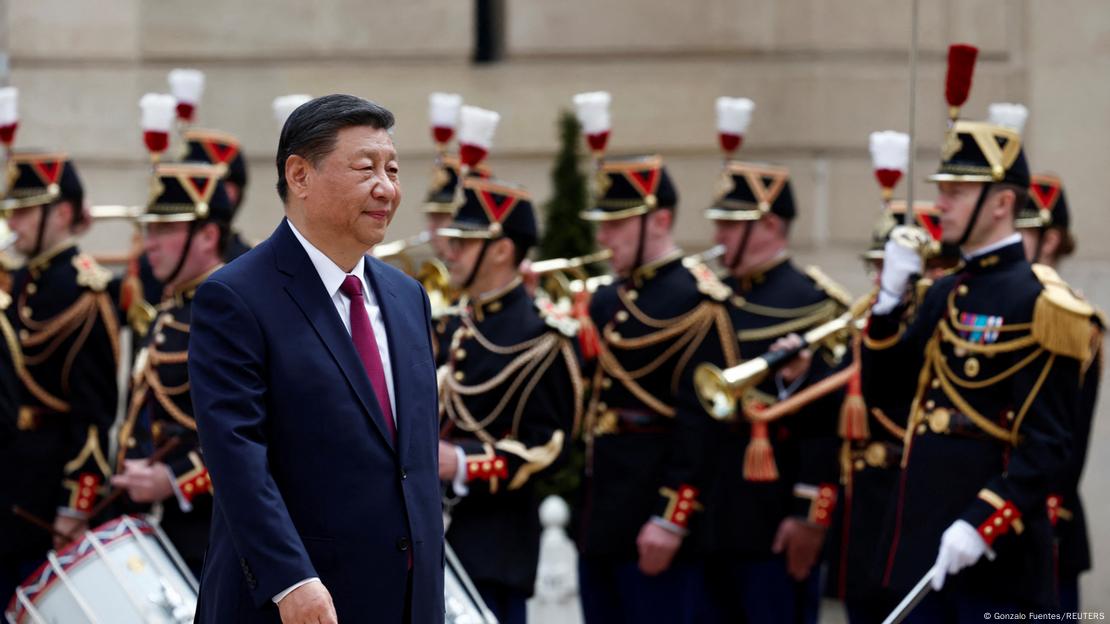 Кинескиот претседател Ши Џинпинг во Париз