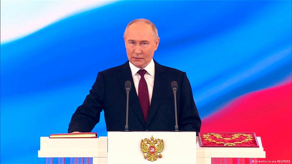 Predsednik Rusije Vladimir Putin na ceremoniji inauguracije