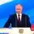 Presidential candidate, incumbent president Vladimir Putin speaks at his inauguration