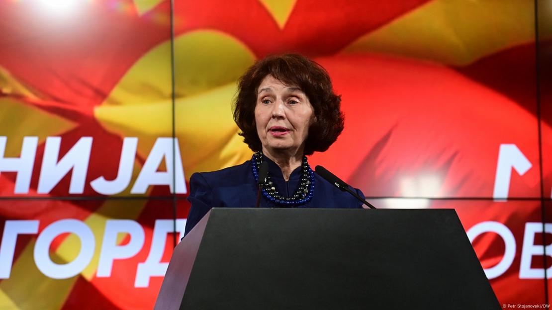Gordana Siljanovska, presidentja e Maqedonisë së Veriut gjatë fushatës elektorale Gordana Siljanovska, presidentja e Maqedonisë së Veriut gjatë fushatës elektorale