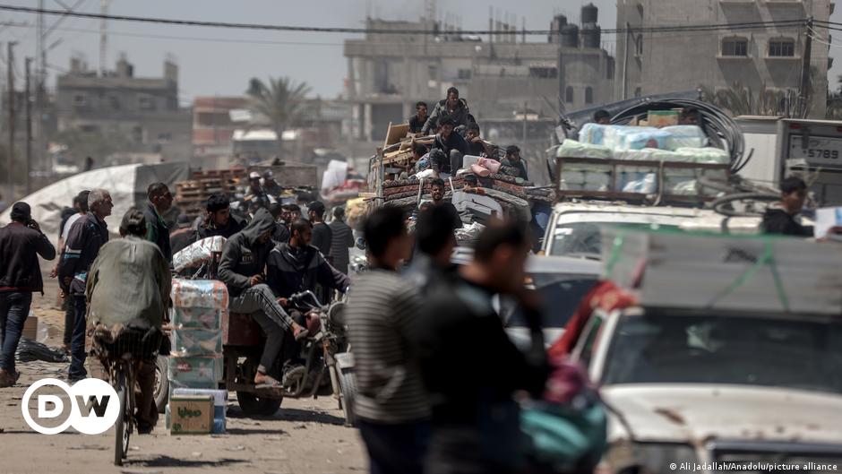 30,000 Gazans leave the city of Rafah every day – DW – 05/10/2024.