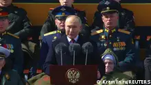 Putin lashes out at West at Russia's Victory Day parade