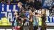 St. Pauli players celebrate a goal St. Pauli players celebrate a goal