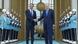 Υποδοχή του Κυριάκου Μητσοτάκη από τον πρόεδρο Ερντογάν στο Προεδρικό Μέγαρο στην Άγκυρα Υποδοχή του Κυριάκου Μητσοτάκη από τον πρόεδρο Ερντογάν στο Προεδρικό Μέγαρο στην Άγκυρα