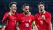 Arda Güler, Hakan Çalhanoğlu ve Kenan Yıldız gol sevincinde Arda Güler, Hakan Çalhanoğlu ve Kenan Yıldız gol sevincinde