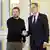 Antony Blinken shakes hands with Ukraine's President Volodymyr Zelenskyy