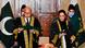 Pakistan's Chief Justice Gulzar Ahmad administrates the oath of office to Ayesha Malik Pakistan's Chief Justice Gulzar Ahmad administrates the oath of office to Ayesha Malik