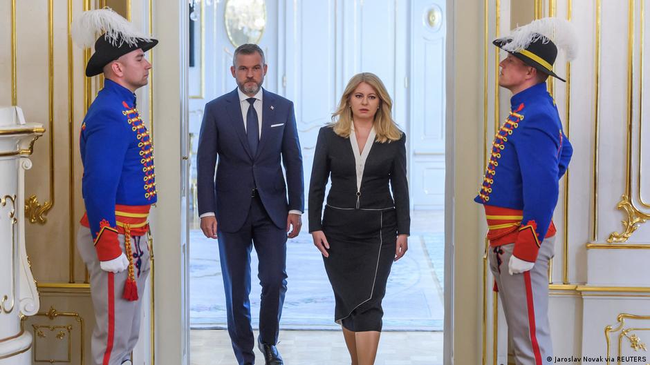 Dolazeći predsednik Pelegrini i odlazeća predsednica Čaputova zajedno su se obratili posle atentata