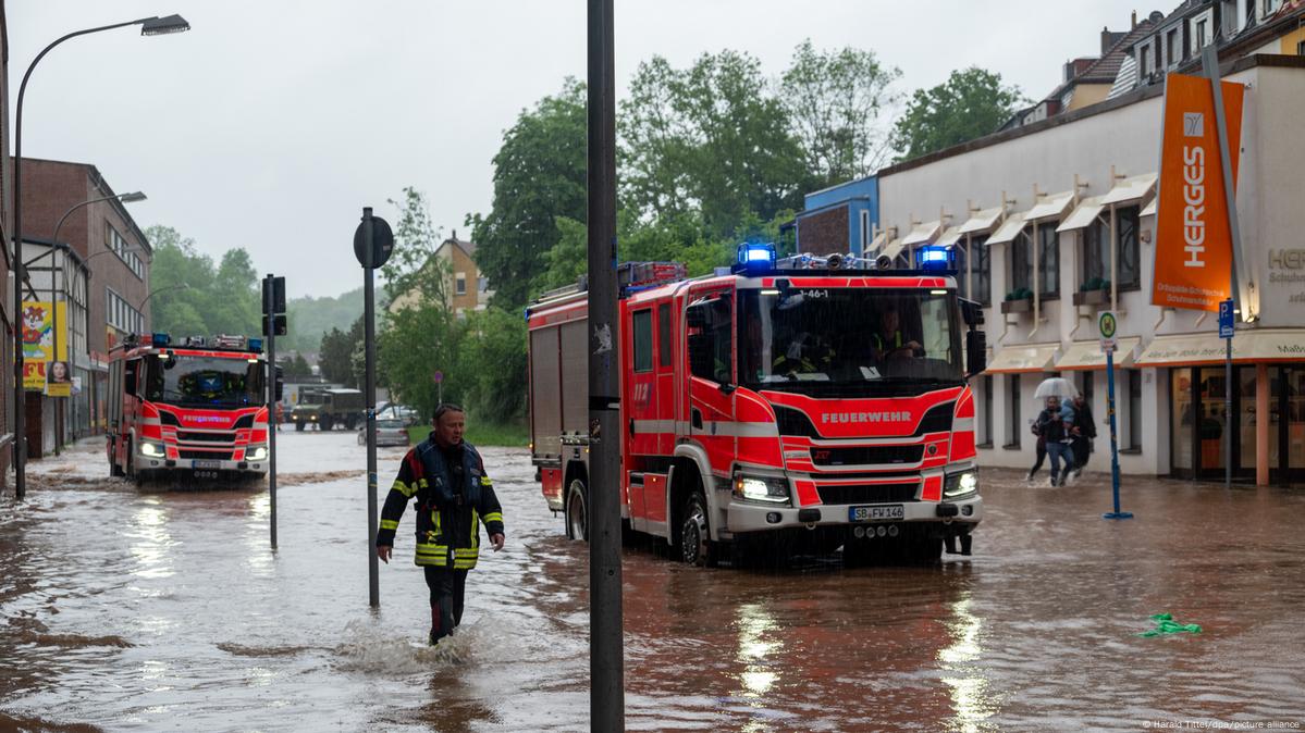 Ливневые дожди привели к наводнению на юго-западе Германии – DW – 18.05.2024