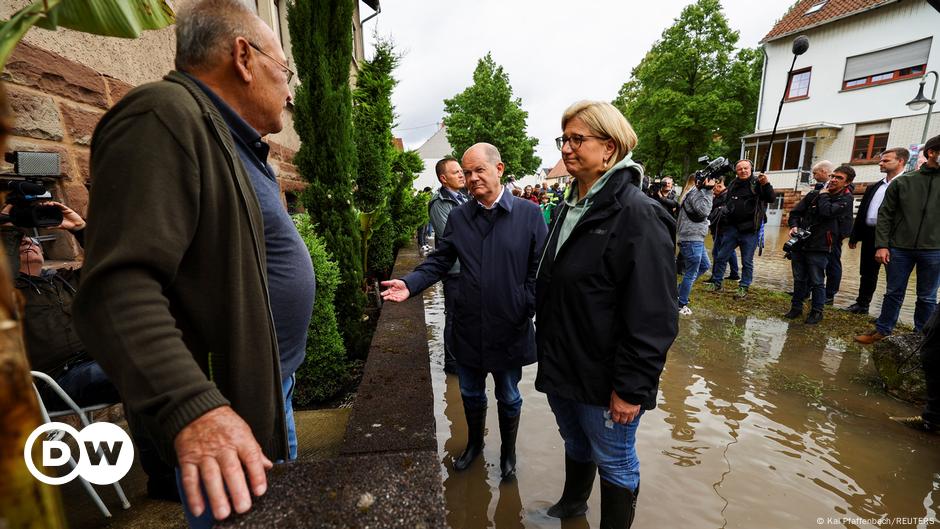 Germany: Scholz visits Saarland amid flooding