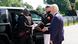 William Ruto exiting a car to shake hands with Joe Biden William Ruto exiting a car to shake hands with Joe Biden