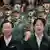 Der neue taiwanesische Präsident in einer Militäreinrichtung