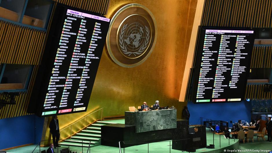 Rezultat glasanja Generalne skupštine UN o rezoluciji o Srebrenici, 23/05/2024