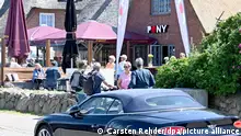 Das Restaurant Pony in Kampen. (zu dpa Die Menschen sind euphorisch' - Urlaub auf Sylt in Zeiten von Corona)