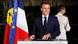French President Emmanuel Macron smiles during a speech at the New Caledonia's High Commissioner residency, in Noumea