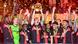 Bayer Leverkusen players lift the DFB trophy Bayer Leverkusen players lift the DFB trophy