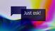 In the background are the colors of the Tomorrow Today program with the phrase "Just ask!" in front of them. In the background are the colors of the Tomorrow Today program with the phrase "Just ask!" in front of them.