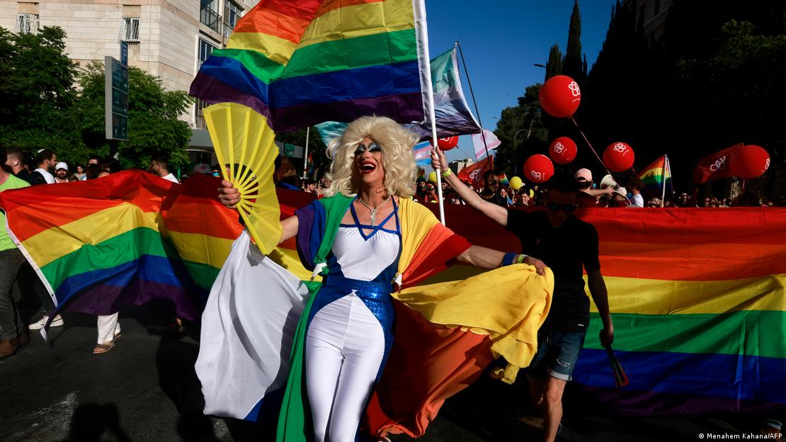 La marcha de Orgullo LGBTIQ+ de Jerusalén.