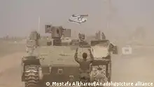 30/05/2024 ISRAEL - MAY 30: Israeli attacks on Gaza and the movement of tanks along the border continue on May 30, 2024 in Israel. Tank movements belonging to the Israeli army continue along the border near the city of Rafah. Mostafa Alkharouf / Anadolu