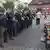 ادای احترام همکاران افسر پلیس جان‌باخته در مانهایم
