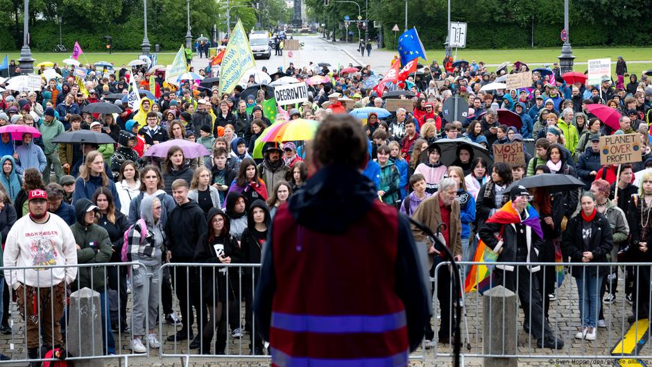 Minhen: Jedan od protesta za drukčiju klimatsku politiku (maj 2024)