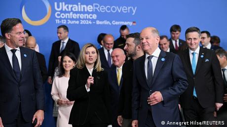 Im Rahmen der Wiederaufbaukonferenz für die Ukraine ist der ukrainische Präsident Wolodymyr Selenskyj in Berlin zu Besuch.