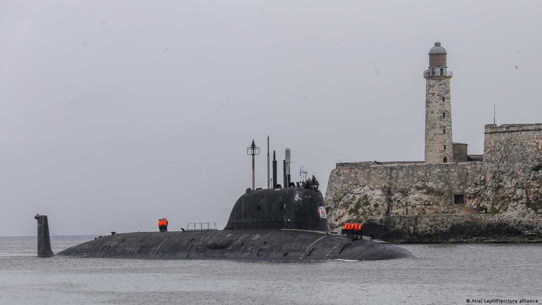 Руската ядрена подводница "Казан" е в кубински води (12 юни 2024)