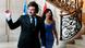 Argentine President Javier Milei (l) waves and smiles after posing for photos with Isabel Díaz Ayuso (r), the president of the region of Madrid Argentine President Javier Milei (l) waves and smiles after posing for photos with Isabel Díaz Ayuso (r), the president of the region of Madrid