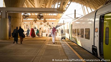 Stacion i trenit të shpejtësisë së lartë në Arabinë Saudite