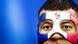 French striker Kylian Mbappé wears a protective mask in the colors of the French flag French striker Kylian Mbappé wears a protective mask in the colors of the French flag