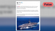 A post on X claiming the USS Theodore Roosevelt is on its way to the coast of Israel A post on X claiming the USS Theodore Roosevelt is on its way to the coast of Israel