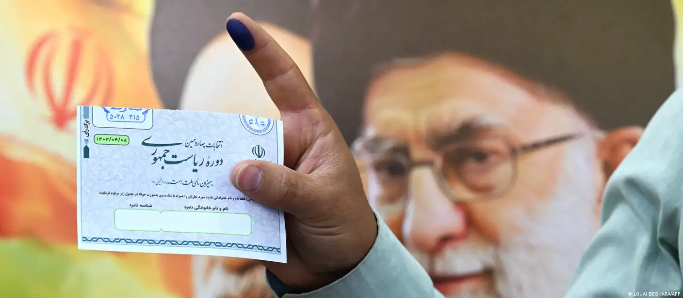 تمدید ۴ ساعته زمان رأی‌گیری، قهر زندانیان سیاسی با صندوق‌ها – DW – ۱۴۰۳/۴/۸