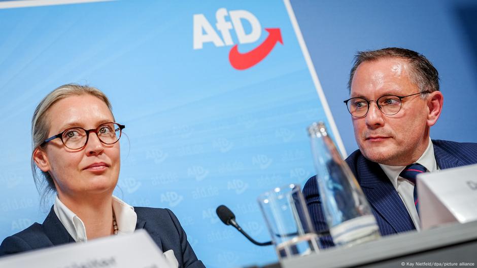 Lideri AfD-a Alis Vajdel i Tino Krupala