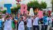 Foto de personas que participan en la marcha del orgullo LGBTI+ en San Salvador Foto de personas que participan en la marcha del orgullo LGBTI+ en San Salvador
