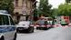 Полицейские машины у вокзала в городе Лауф-ан-дер-Пегниц Полицейские машины у вокзала в городе Лауф-ан-дер-Пегниц